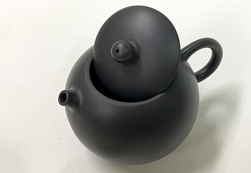 存仁堂 夾碳黑陶西施壺組